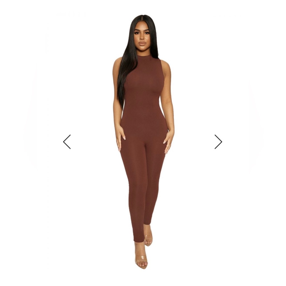 NAKED WARDROBE SLEEVELESS JUMPSUIT